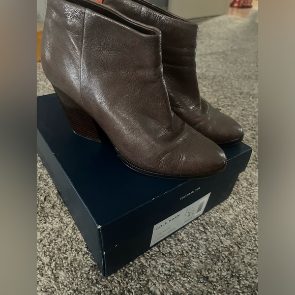 Flash Sale!!!! Cole Haan Brown Booties - Picture 4 of 5